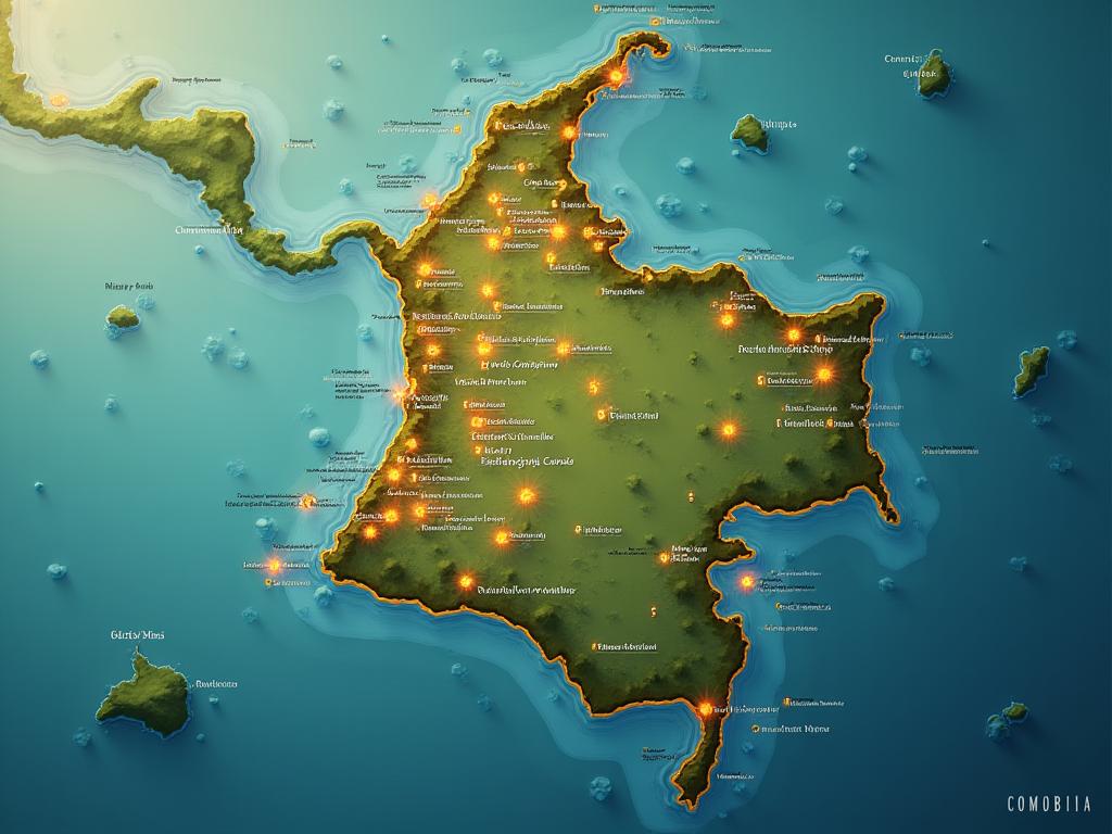Mapa cultural interactivo de Colombia